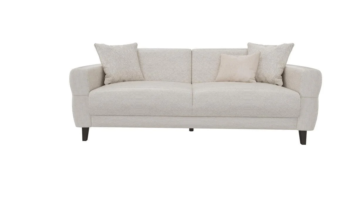 Astera Sand 3-Seater Sofa Bed With Storage