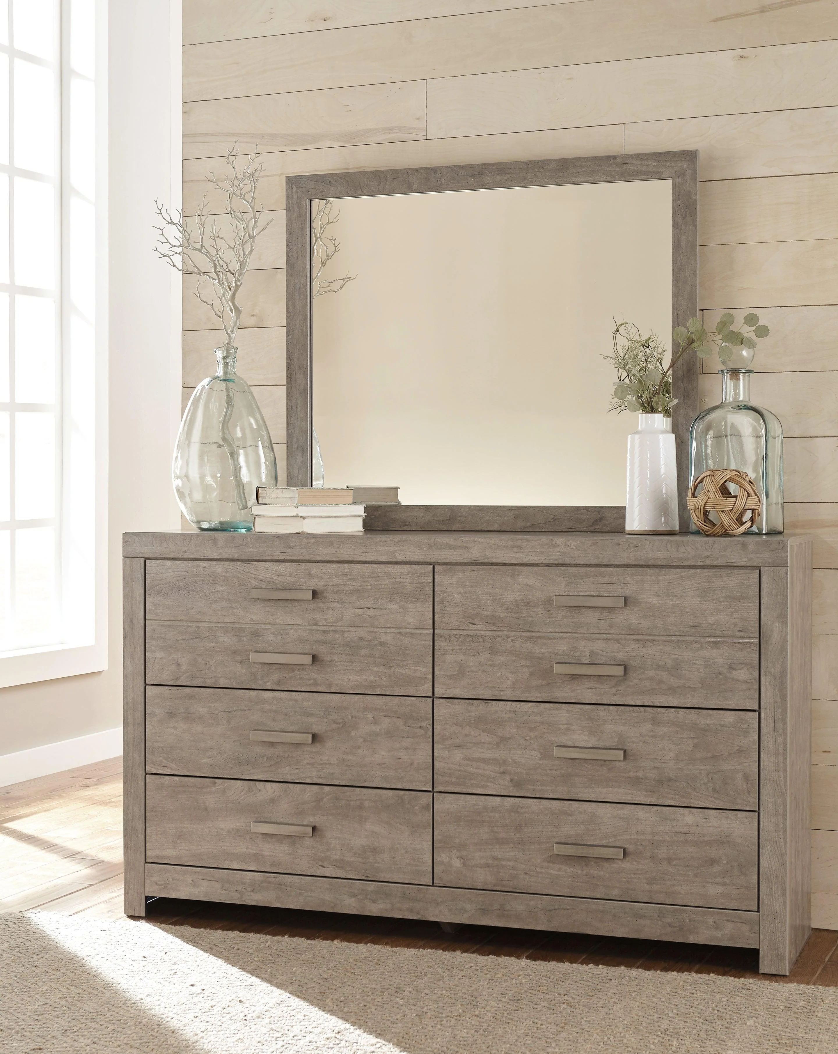 Culverbach Gray Dresser And Mirror - Image 3