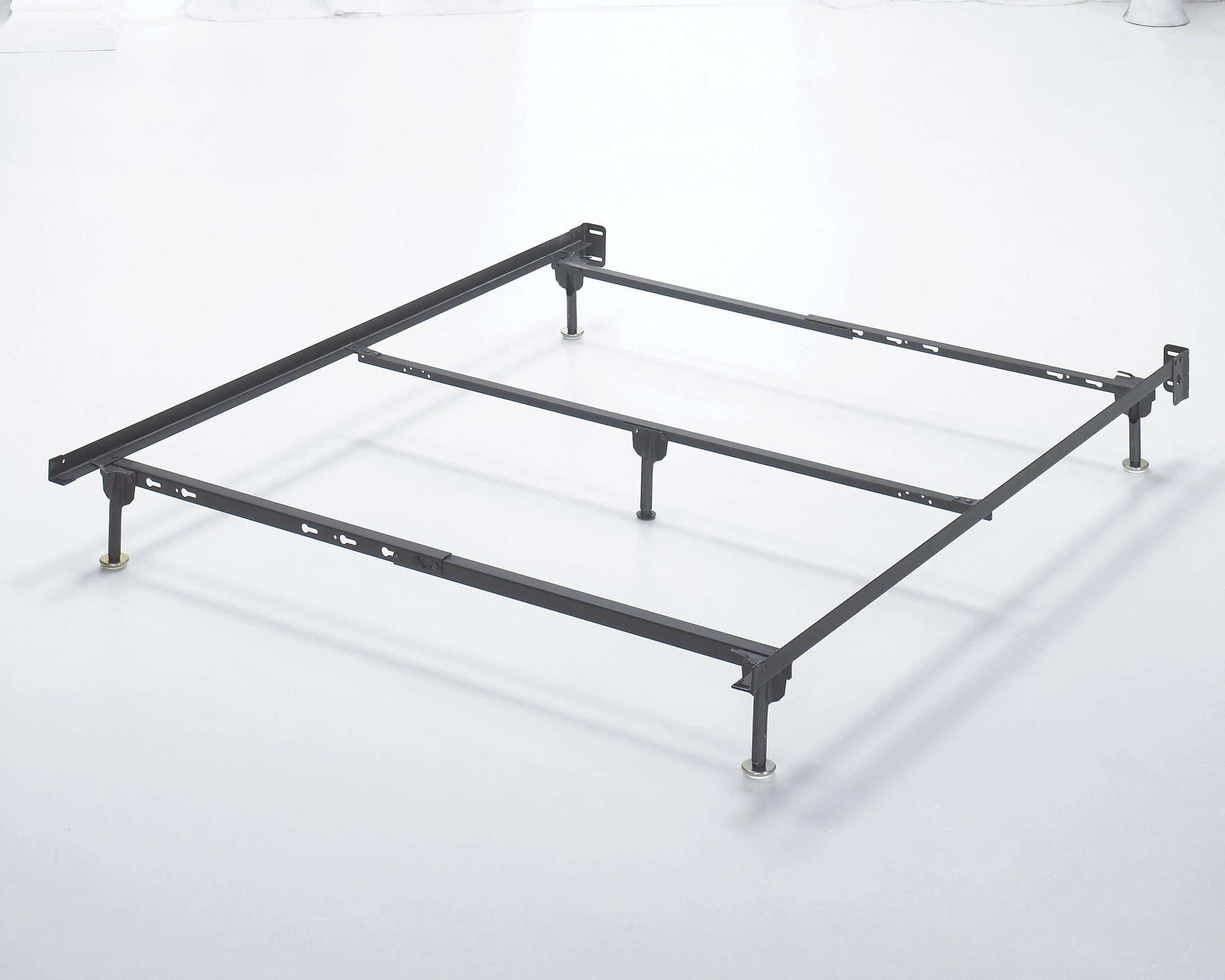 Frames And Rails Metallic Queen Bolt On Bed Frame - Image 2