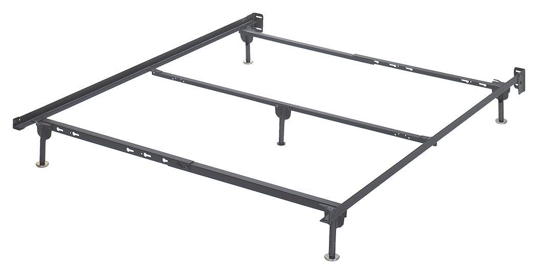 Frames And Rails Metallic Queen Bolt On Bed Frame - Image 1