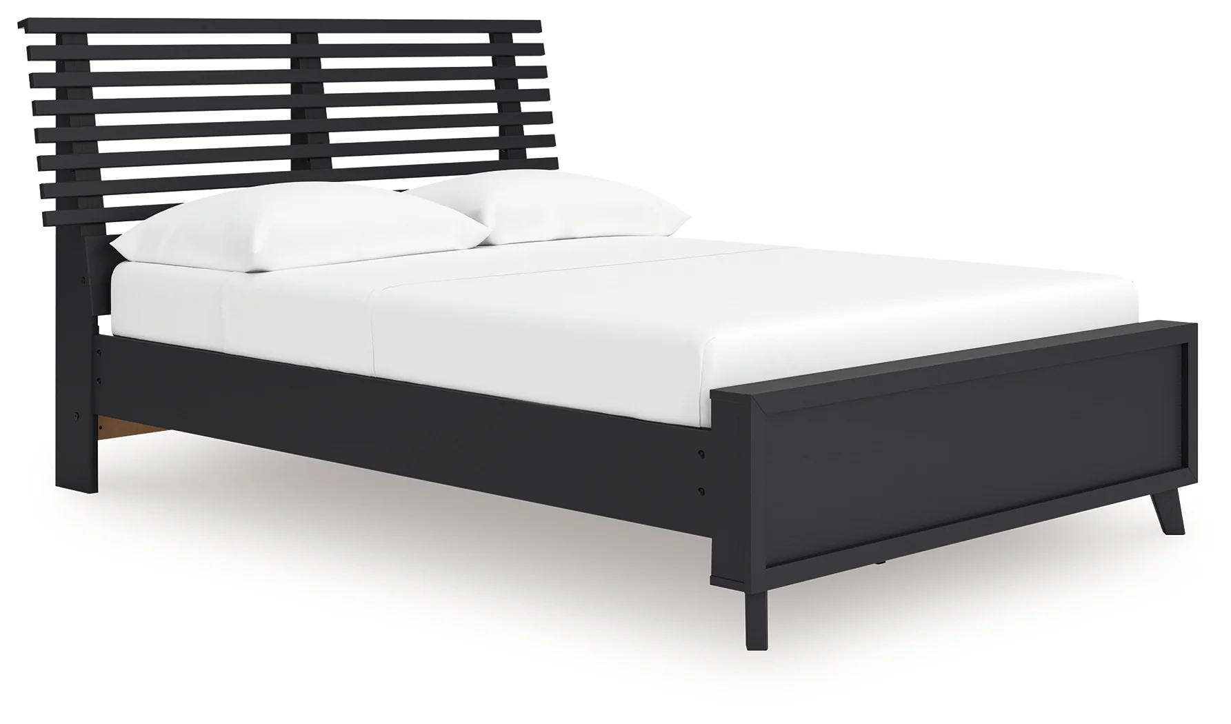 Danziar Black Full Slat Panel Bed - Image 2