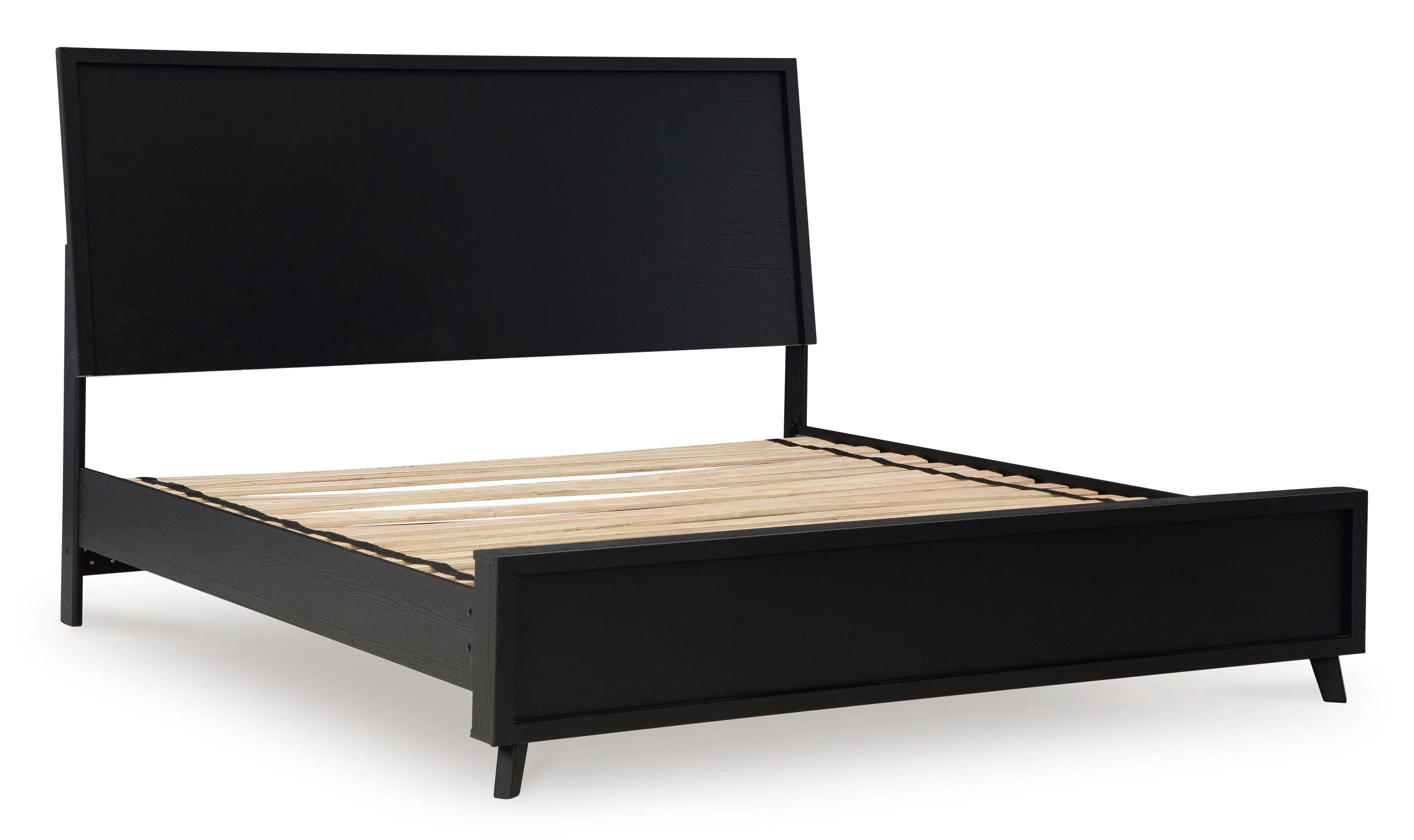 Danziar Black Queen Panel Bed - Image 2