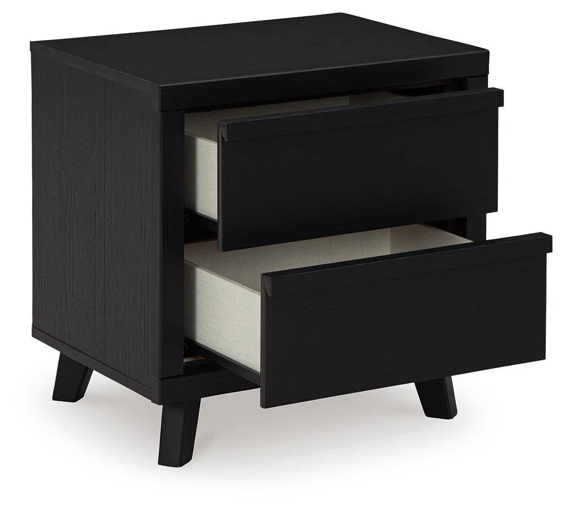 Danziar Black Nightstand - Image 3