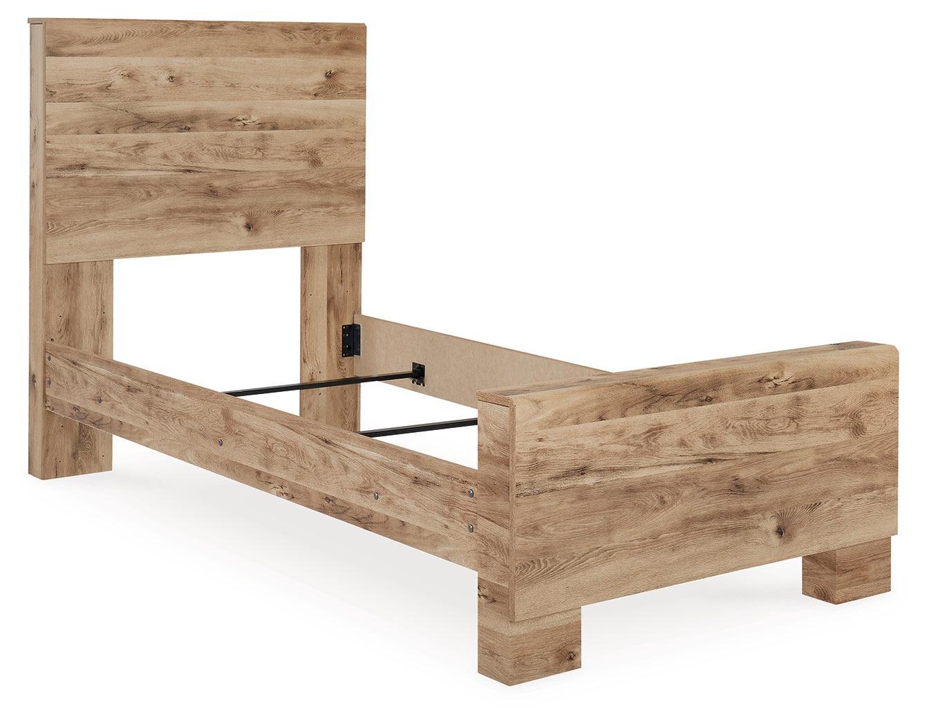 Hyanna Tan Brown Twin Panel Bed - Image 3