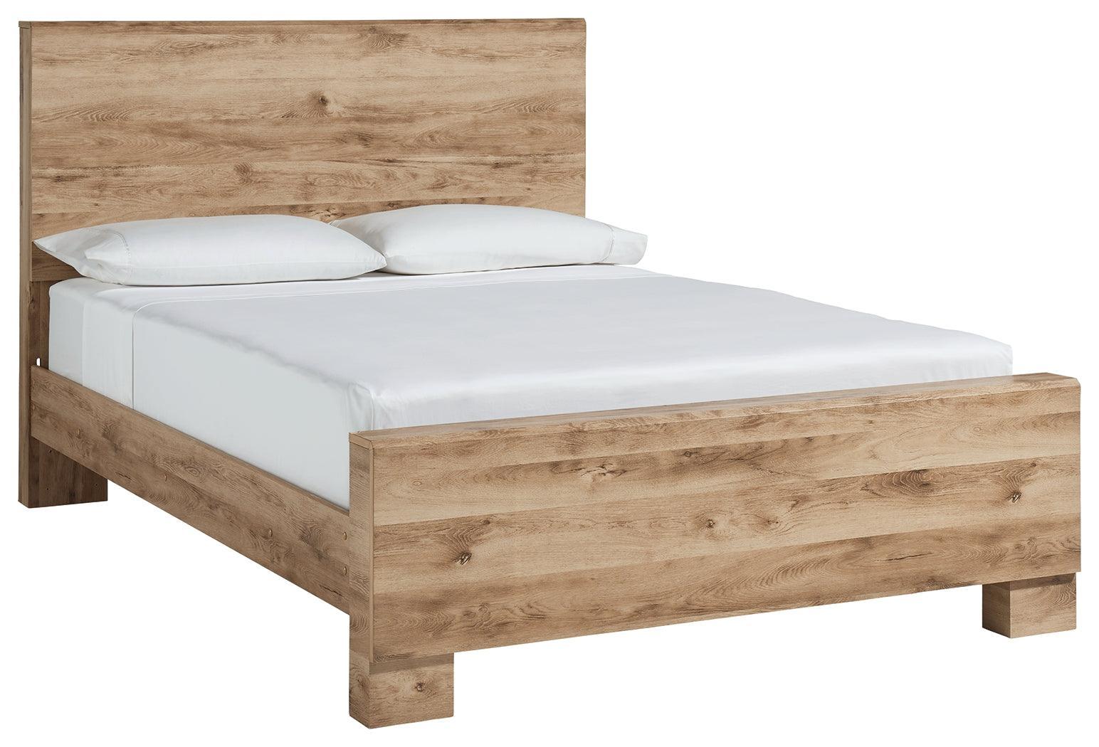 Hyanna Tan King Panel Bed - Image 2