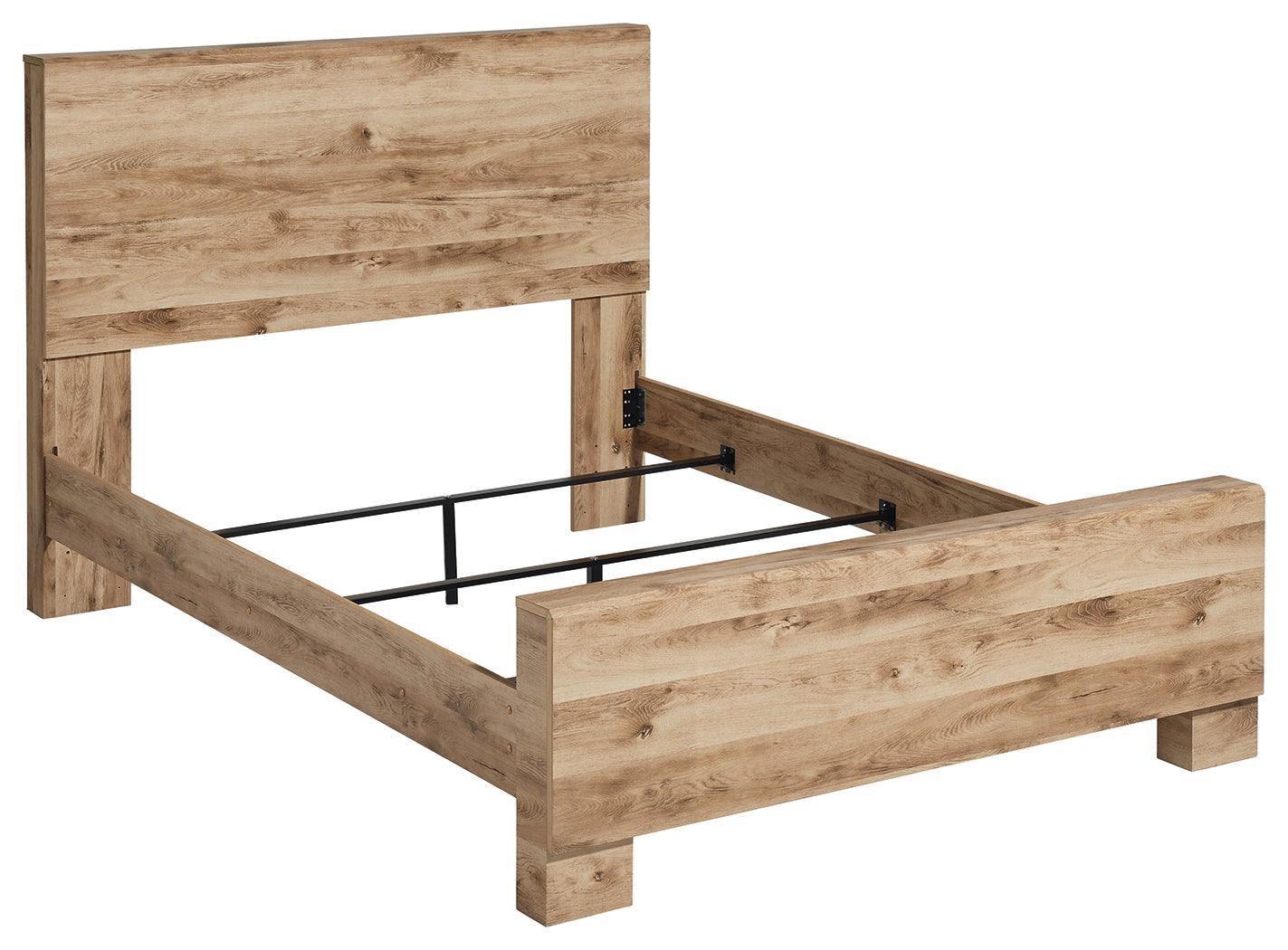 Hyanna Tan Queen Panel Bed - Image 3