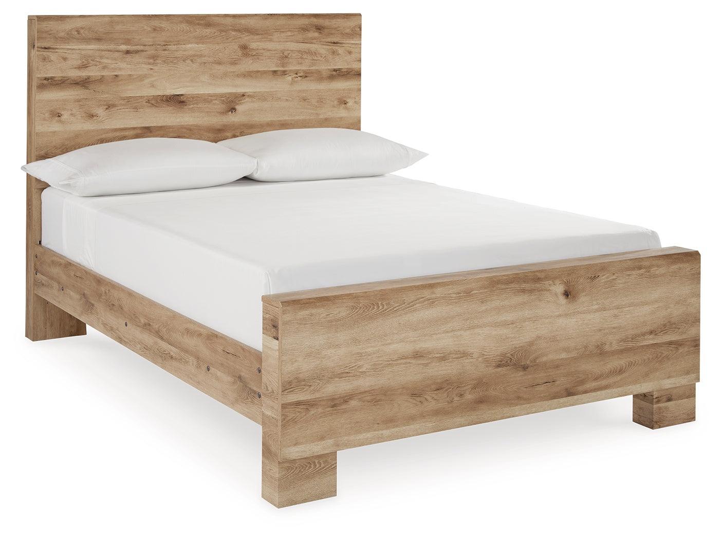 Hyanna Tan Brown Full Panel Bed - Image 2