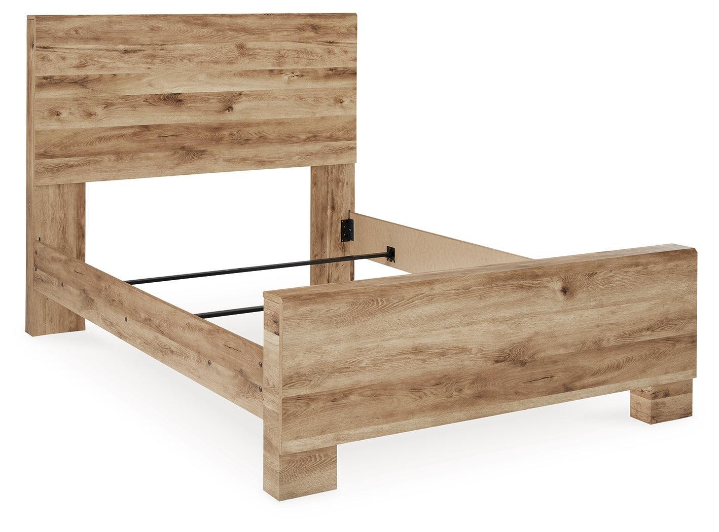 Hyanna Tan Brown Full Panel Bed - Image 3