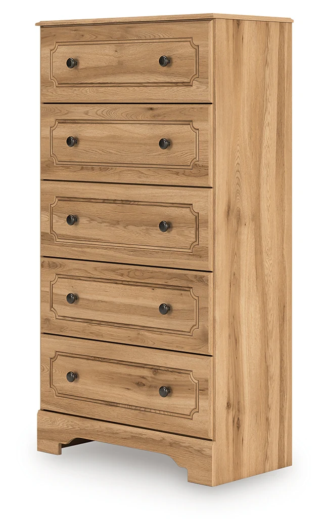 Aleaport Warm Brown Chest of Drawers - Image 2