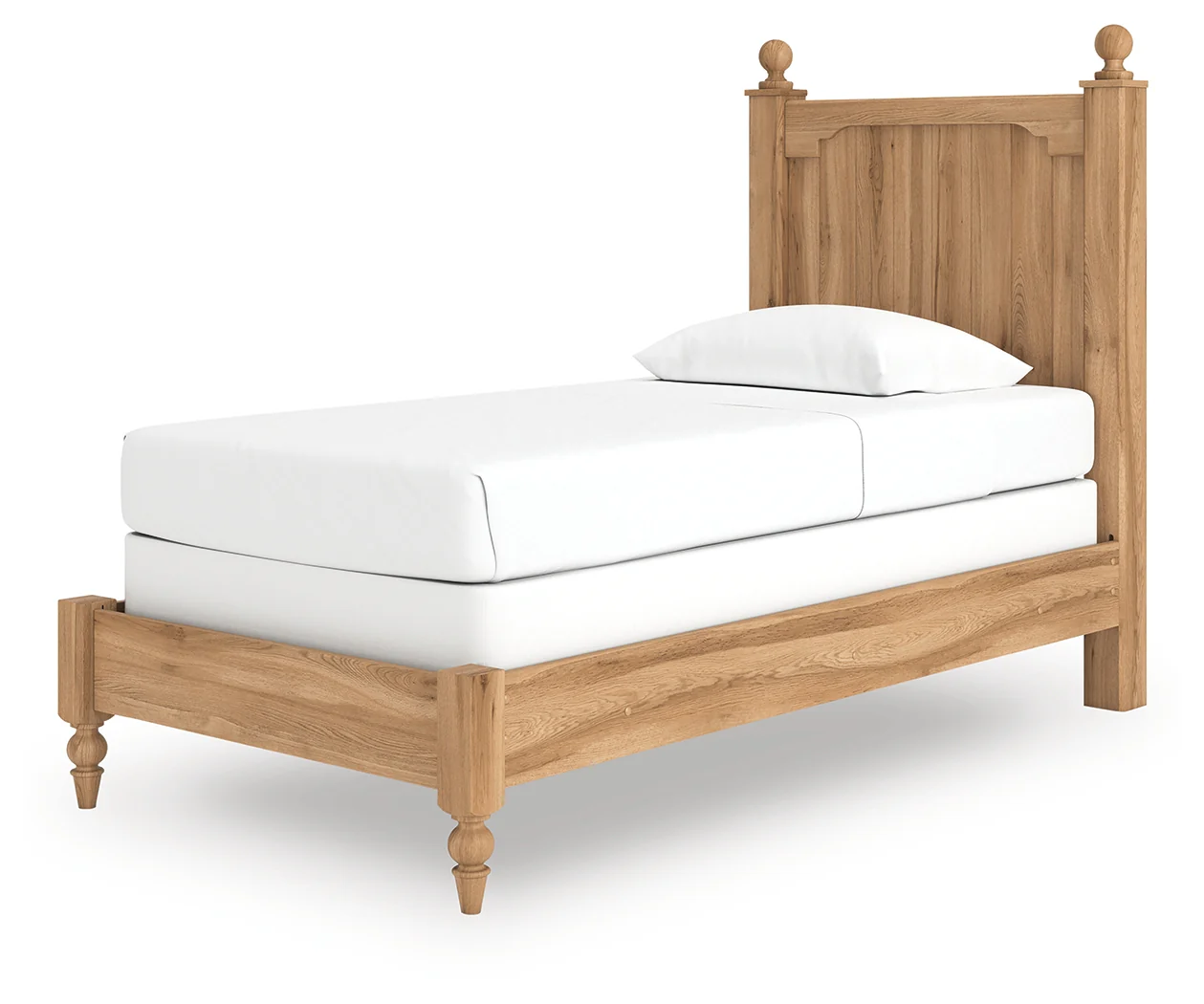 Aleaport Warm Brown Twin Panel Bed - Image 2