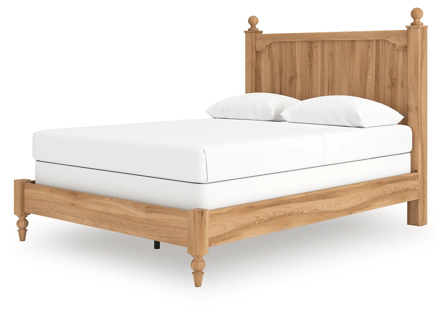 Aleaport Warm Brown Queen Panel Bed - Image 2