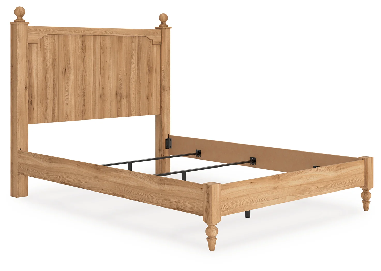 Aleaport Warm Brown Queen Panel Bed - Image 3