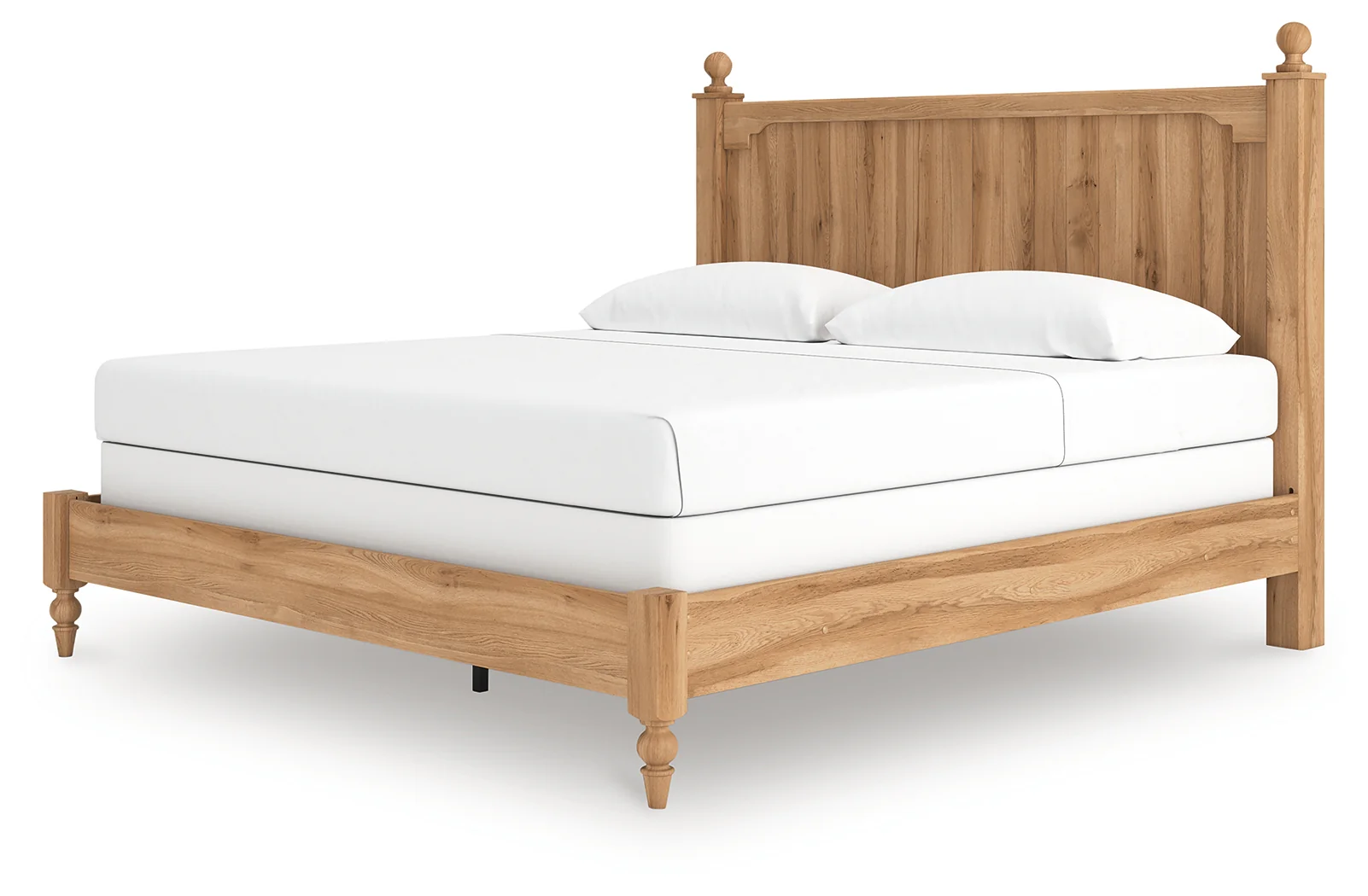 Aleaport Warm Brown King Panel Bed - Image 2