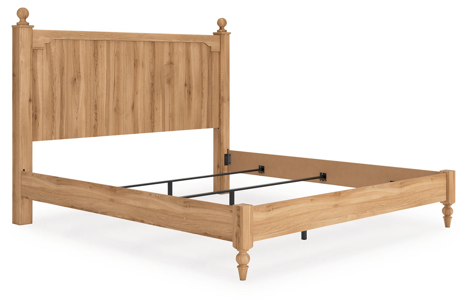 Aleaport Warm Brown King Panel Bed - Image 3