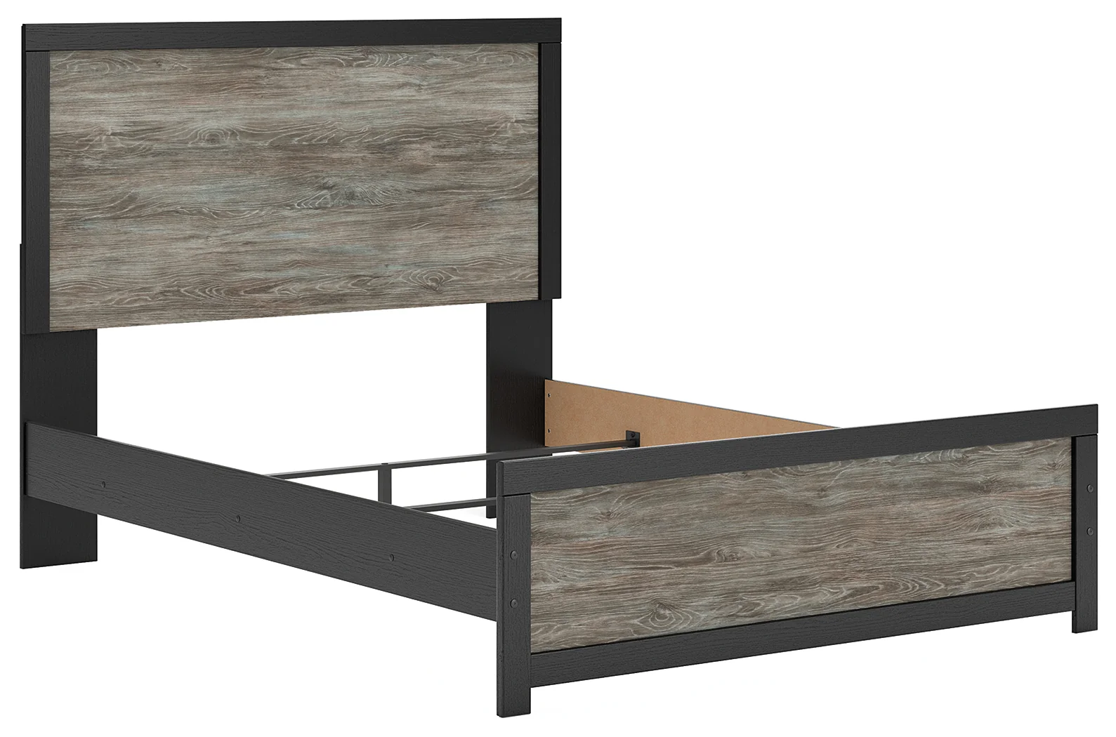 Broachmyn Black/Gray Queen Panel Bed - Image 1