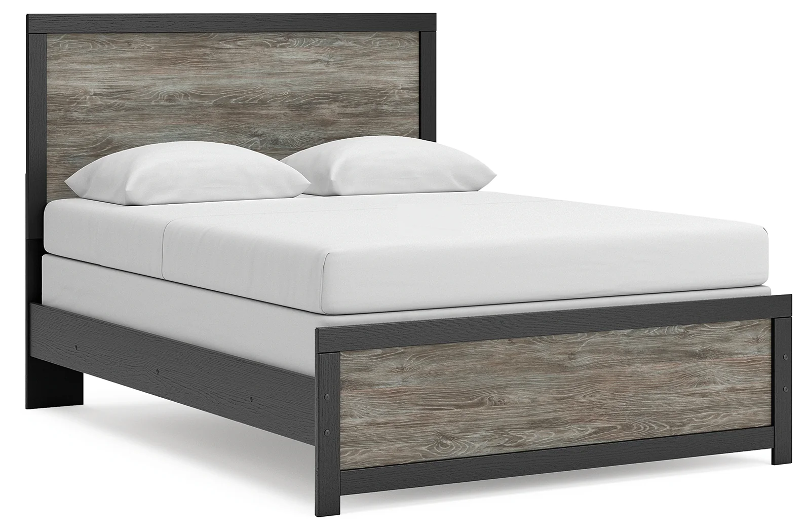 Broachmyn Black/Gray Queen Panel Bed - Image 2