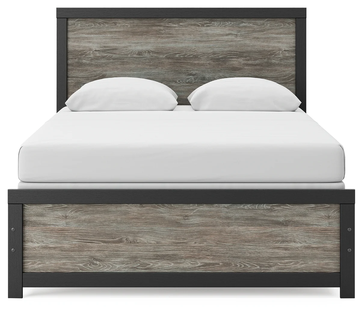Broachmyn Black/Gray Queen Panel Bed - Image 3