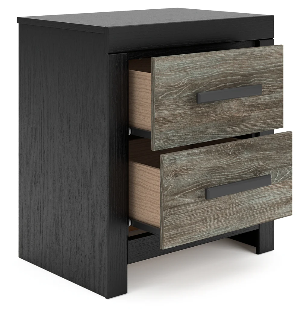 Broachmyn Black/Gray Nightstand - Image 3