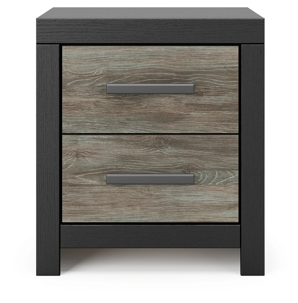 Broachmyn Black/Gray Nightstand
