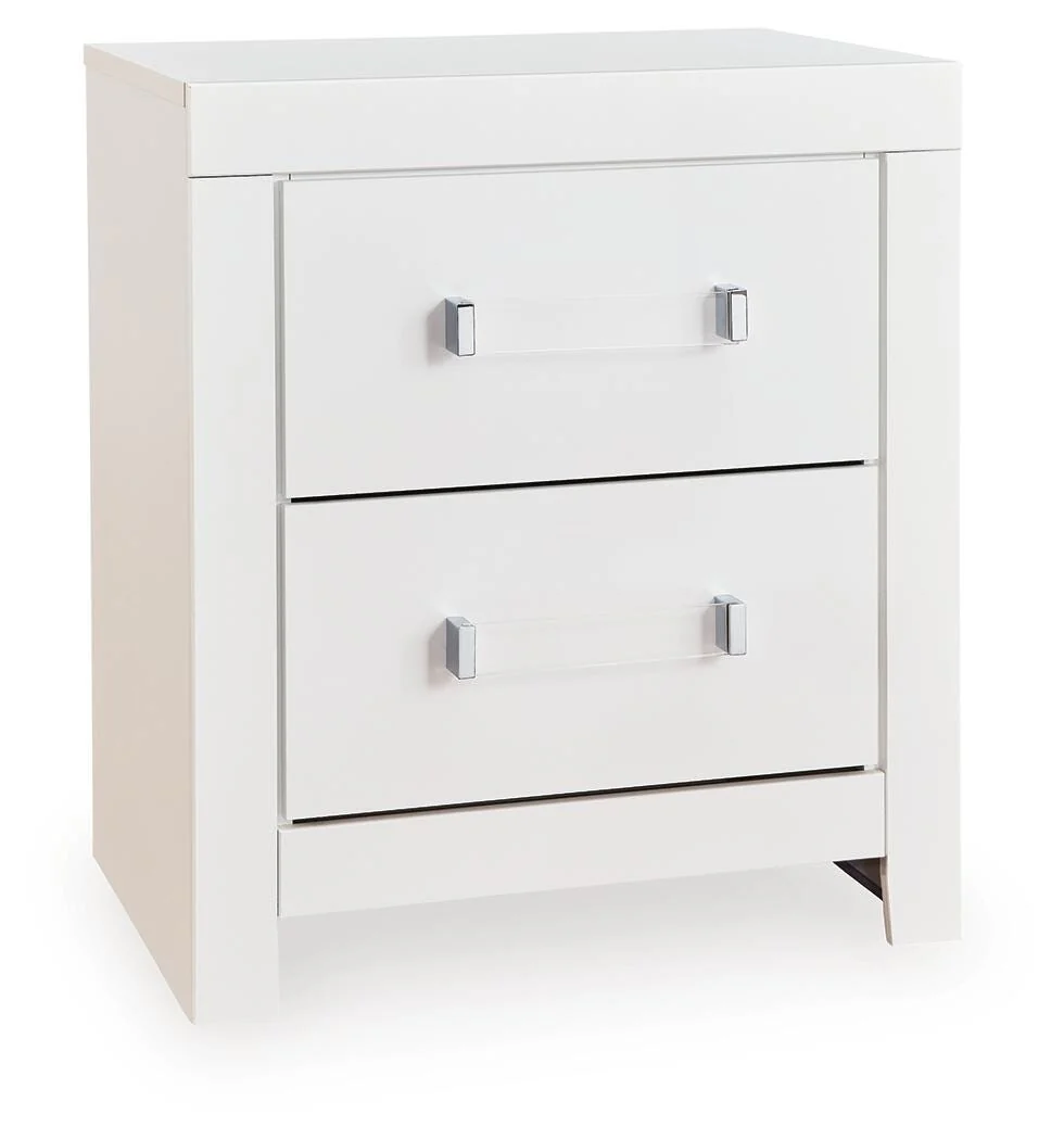 Maeling White Nightstand - Image 2