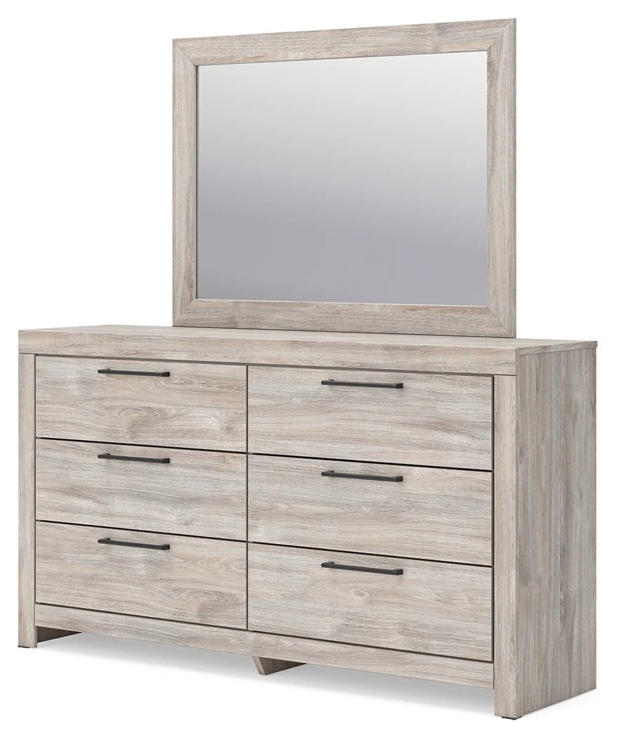Broachmyn Gray Dresser and Mirror - Image 3