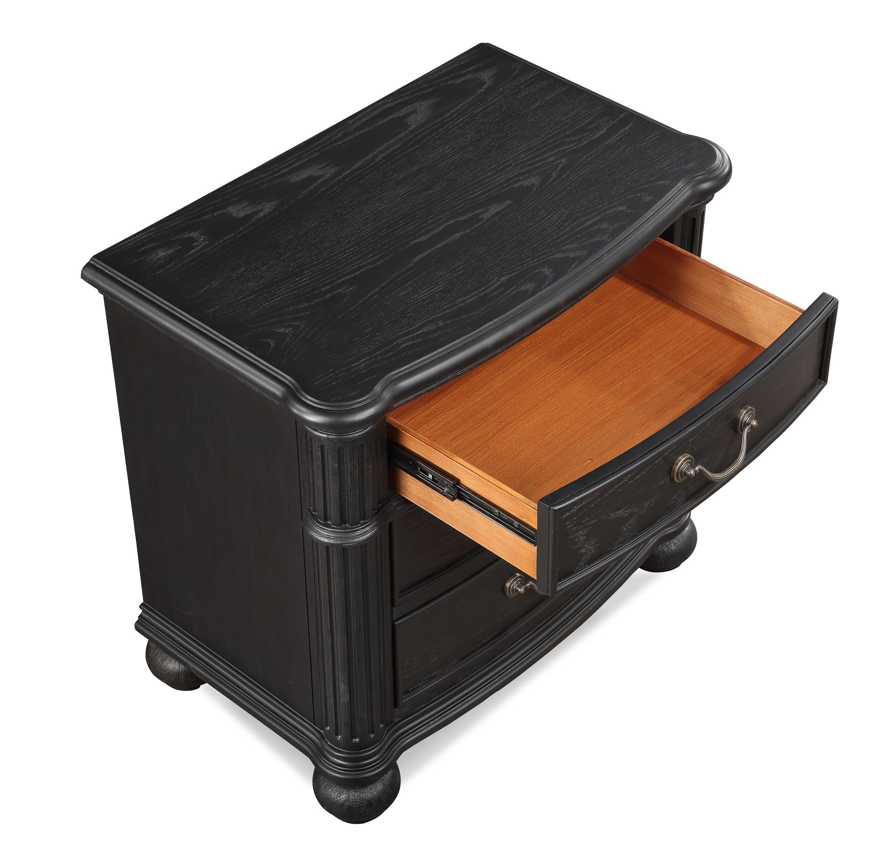 Kingsbury Black 9 Drawers Dresser - Image 3