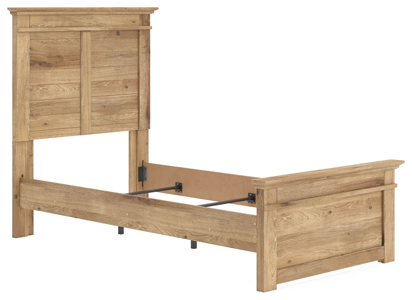 Makidern Tan Twin Panel Bed - Image 3