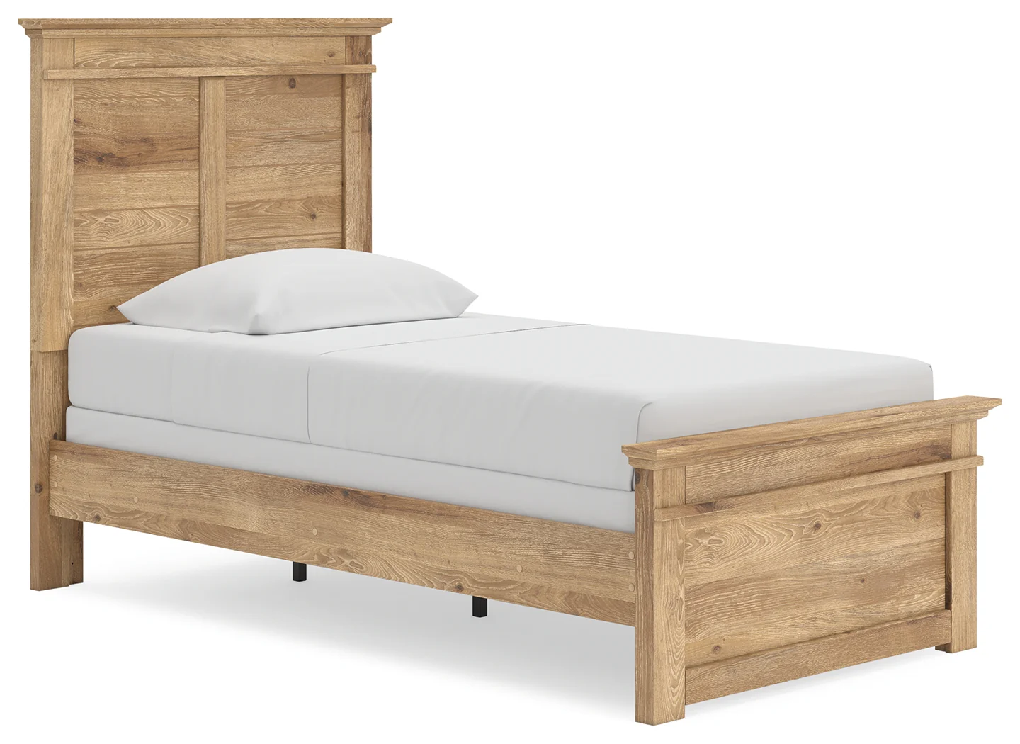 Makidern Tan Twin Panel Bed - Image 2
