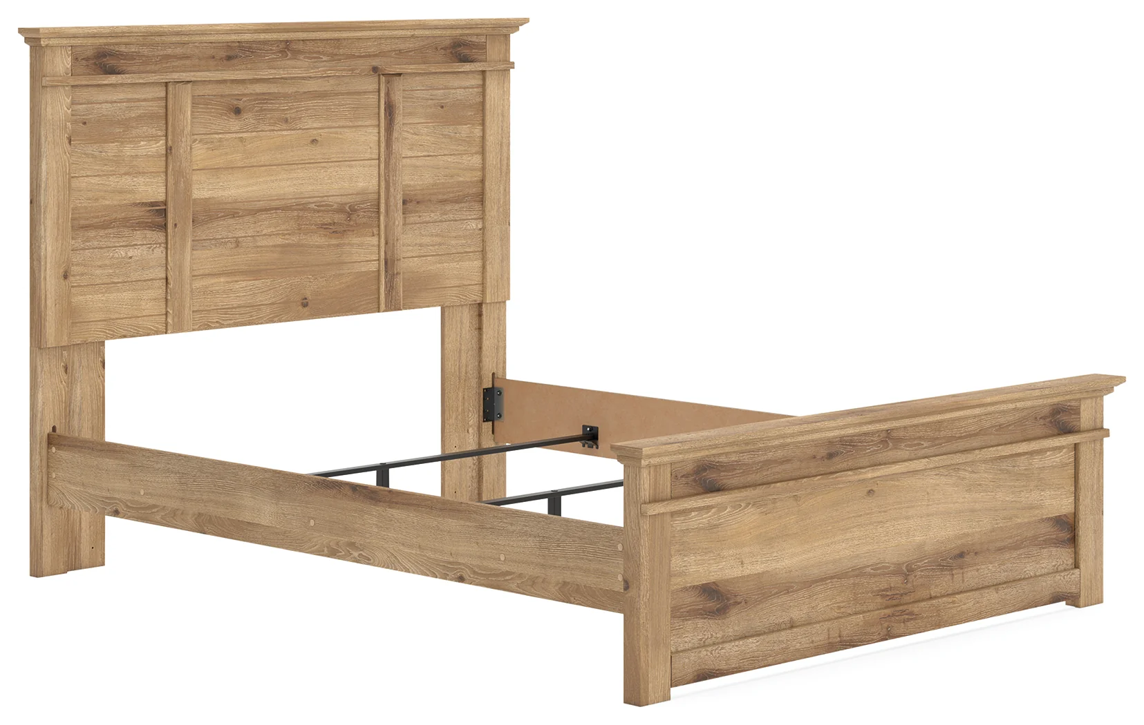 Makidern Tan Queen Panel Bed - Image 3