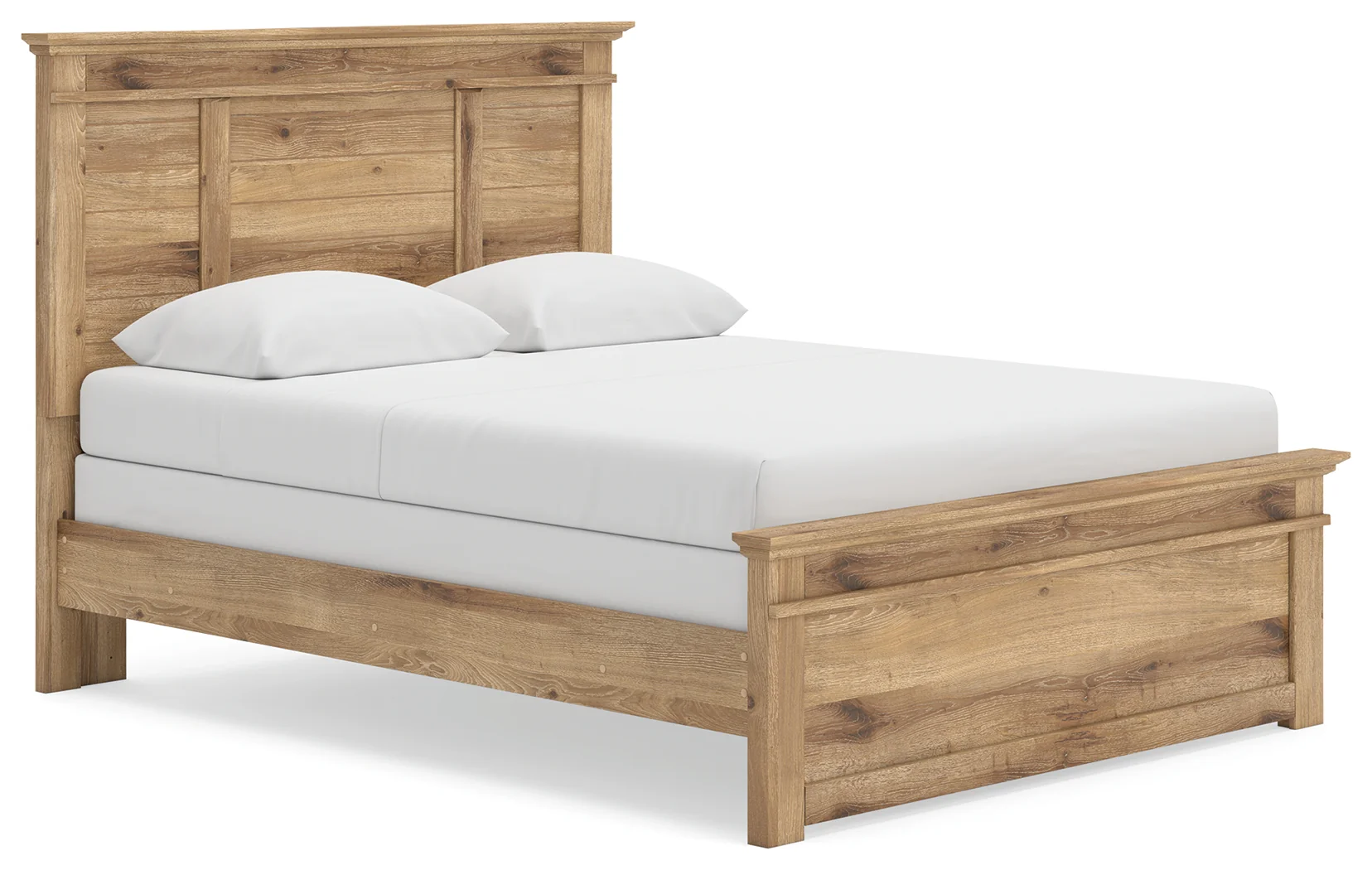 Makidern Tan Queen Panel Bed - Image 1
