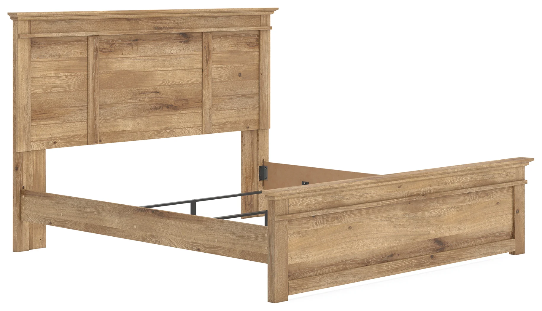 Makidern Tan King Panel Bed - Image 3