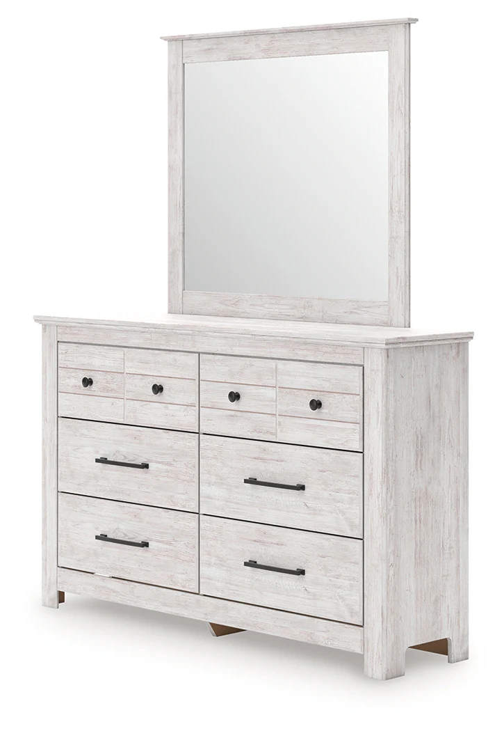 Makidern Whitewash Dresser and Mirror - Image 2