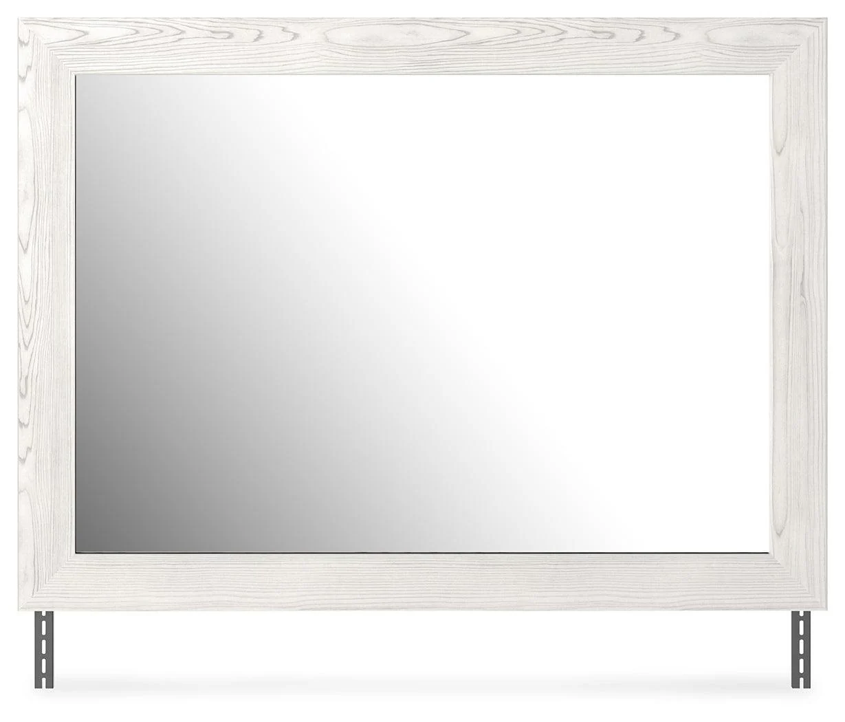 Gerridan White Gray Bedroom Mirror - Image 3