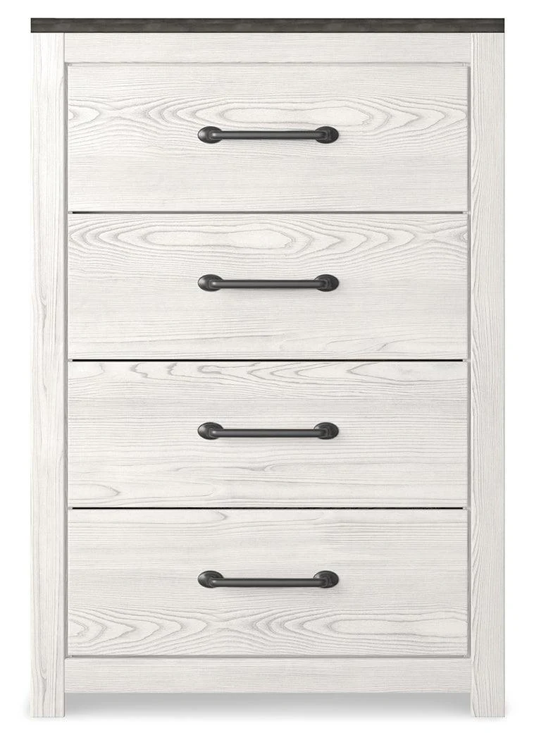 Gerridan White Gray Chest Of Drawers - Image 3
