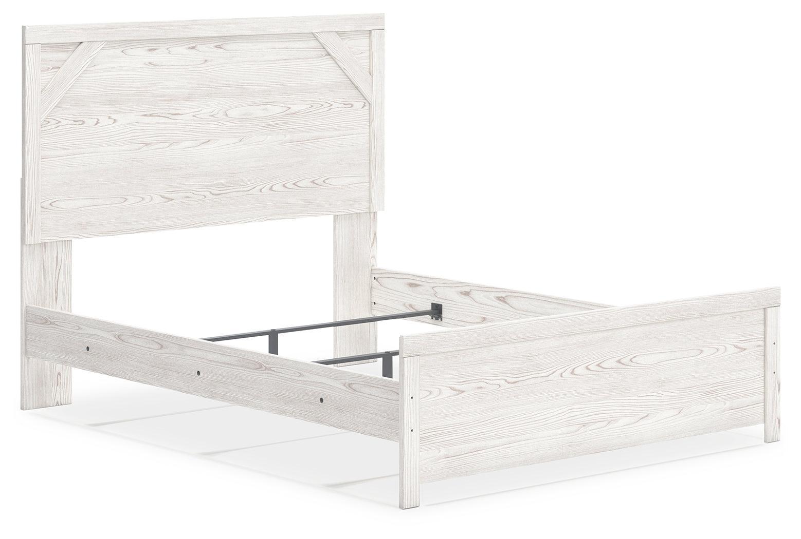 Gerridan White Gray Queen Panel Bed - Image 3
