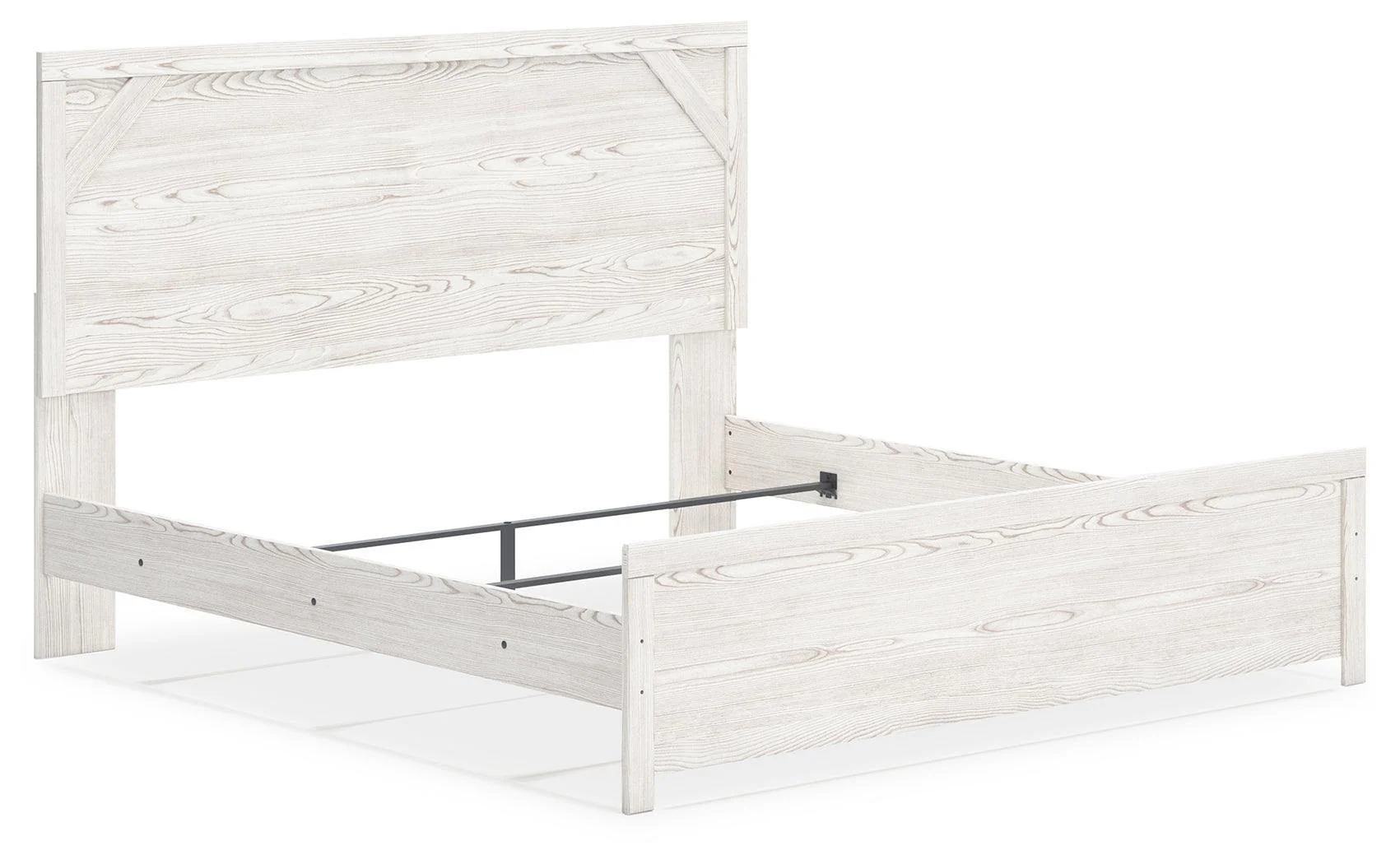 Gerridan White Gray King Panel Bed - Image 3