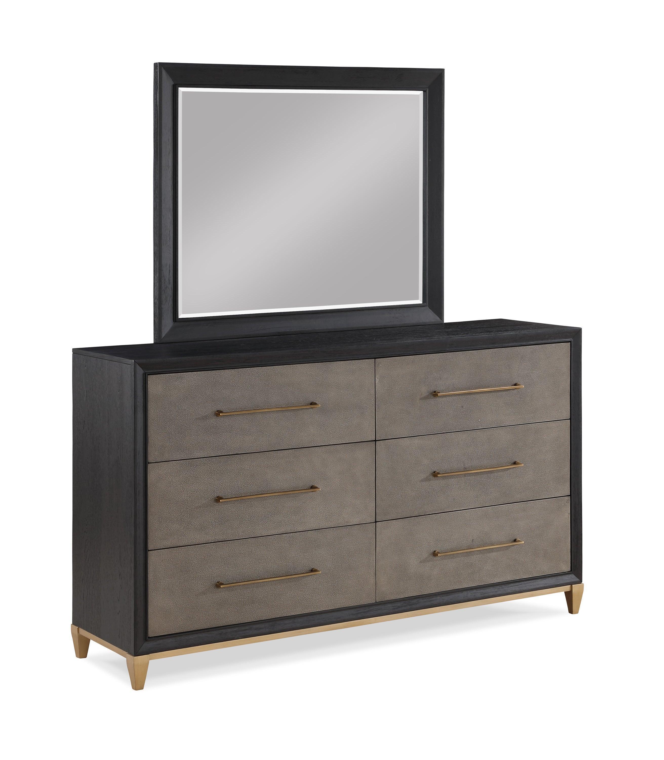 Payson Gray Brown 2 Drawers Nightstand - Image 2