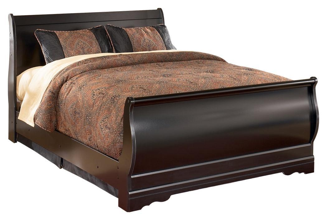Huey Vineyard Black Full Sleigh Bed - Image 2
