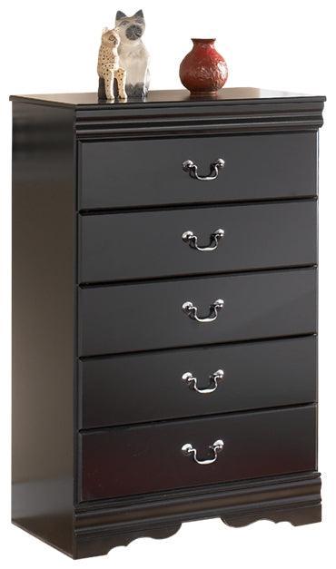 Huey Vineyard Black Chest Of Drawers - Image 2