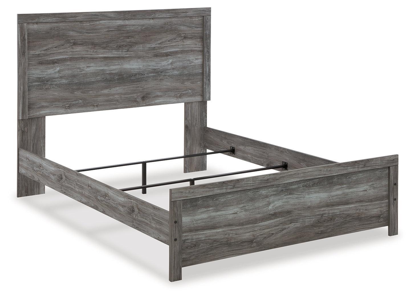 Bronyan Dark Gray Queen Panel Bed - Image 3