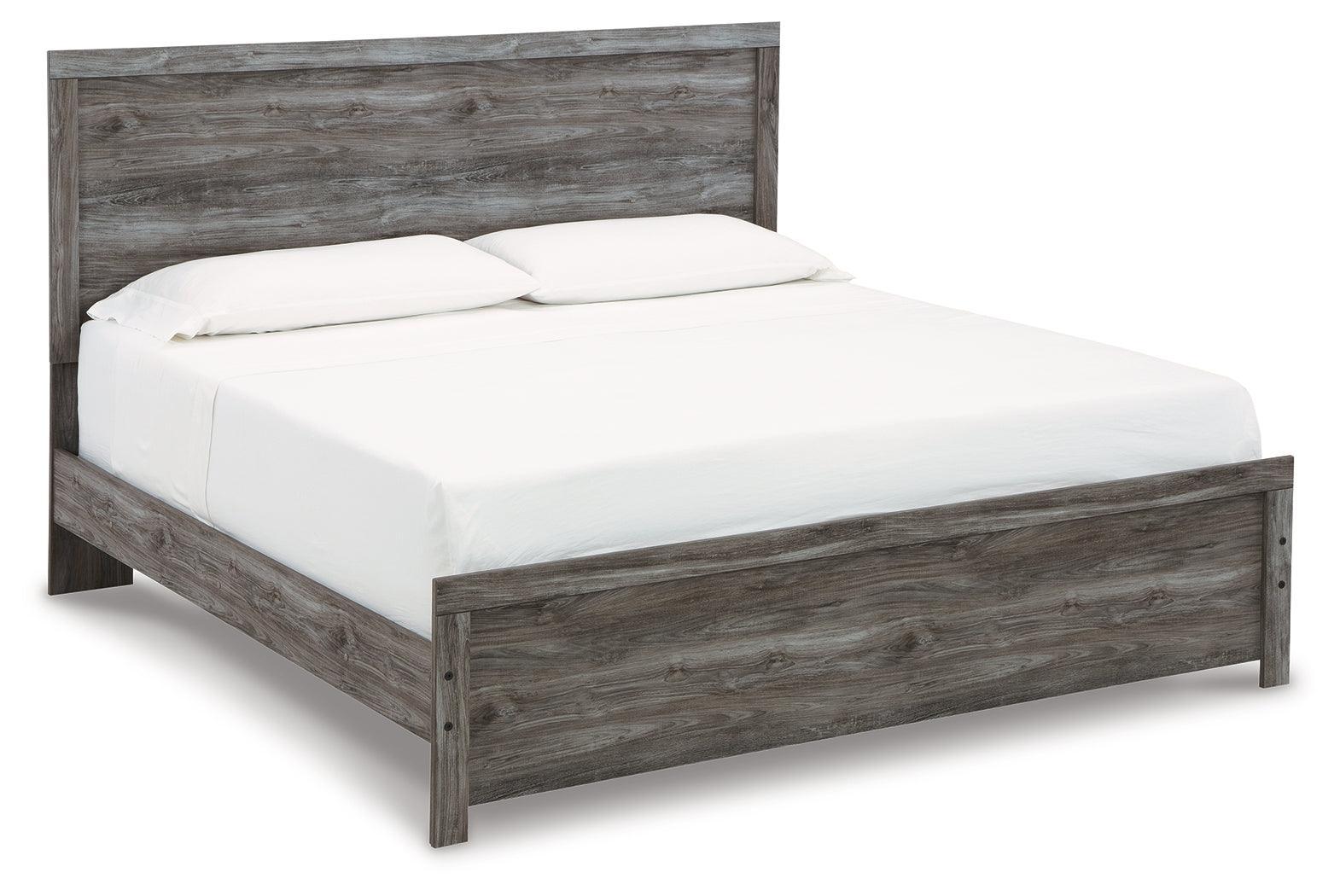 Bronyan Dark Gray King Panel Bed - Image 2