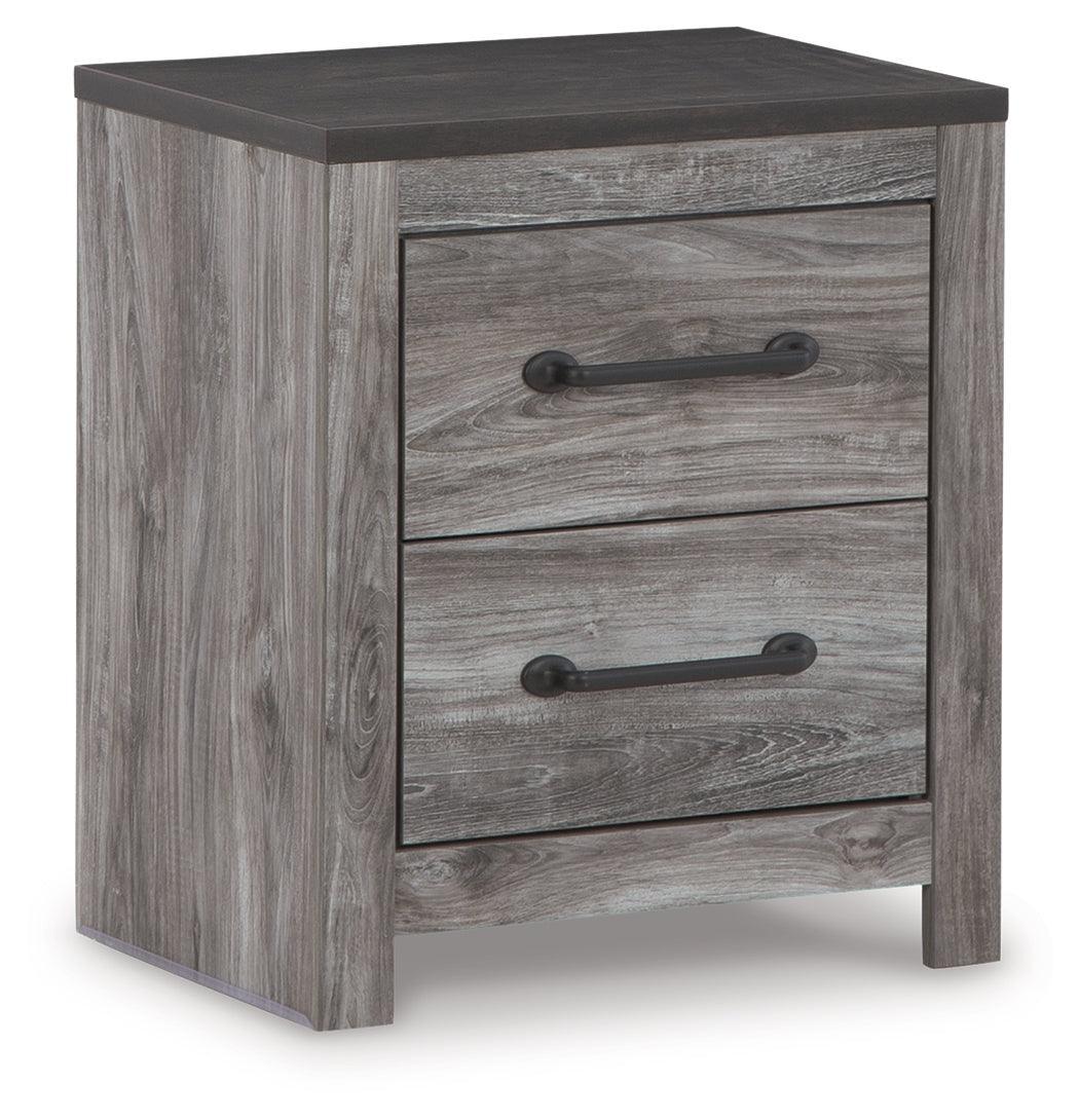 Bronyan Dark Gray Nightstand - Image 2