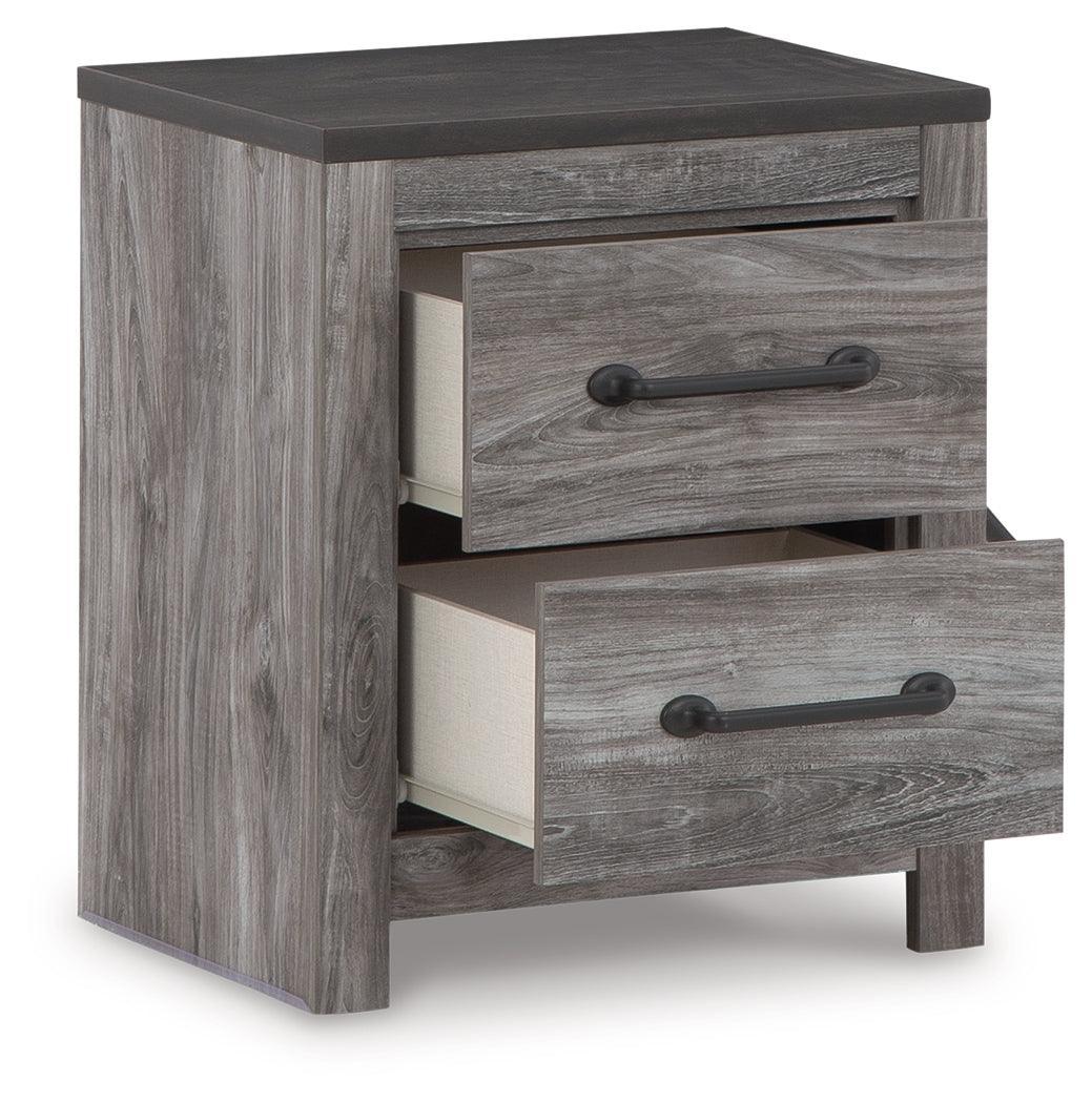 Bronyan Dark Gray Nightstand - Image 3