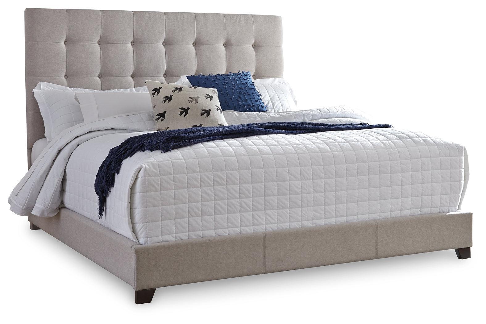 Dolante Beige Queen Upholstered Bed - Image 2
