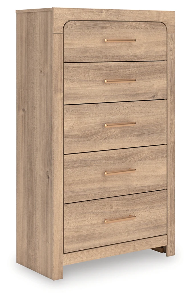 Kinlanni Tan Chest of Drawers - Image 2