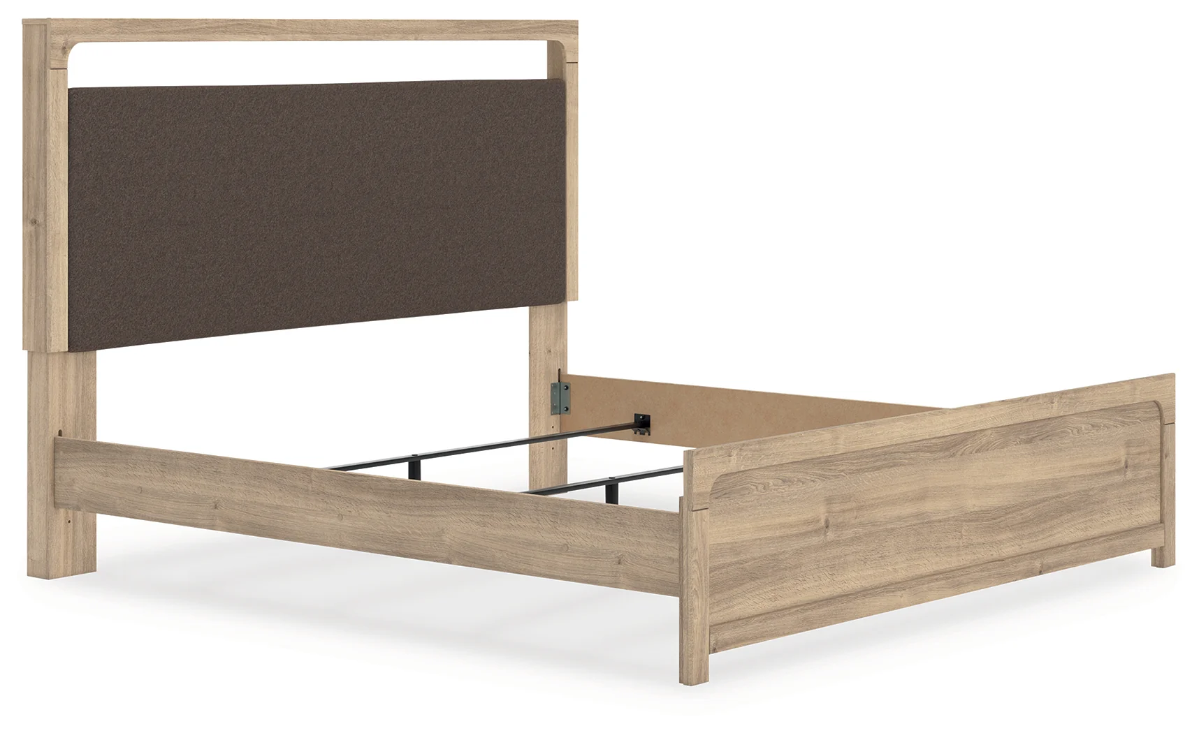 Kinlanni Tan King Upholstered Panel Bed - Image 3
