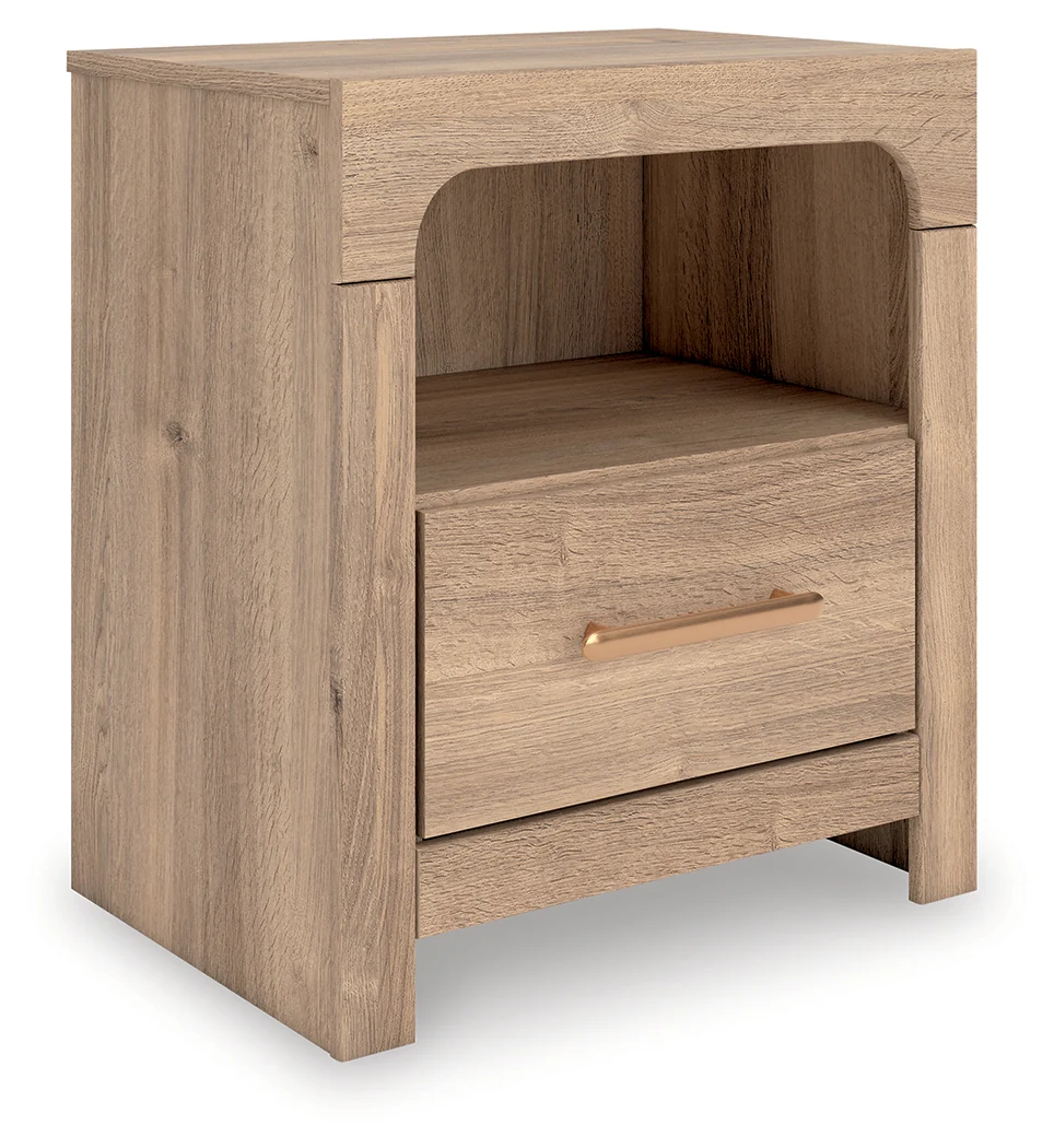 Kinlanni Tan Nightstand - Image 2