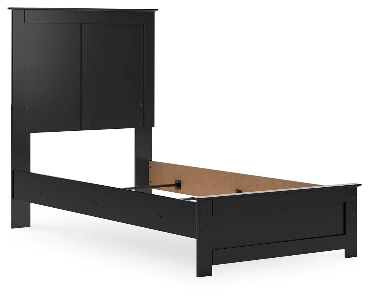 Maribel Black Twin Panel Bed - Image 3
