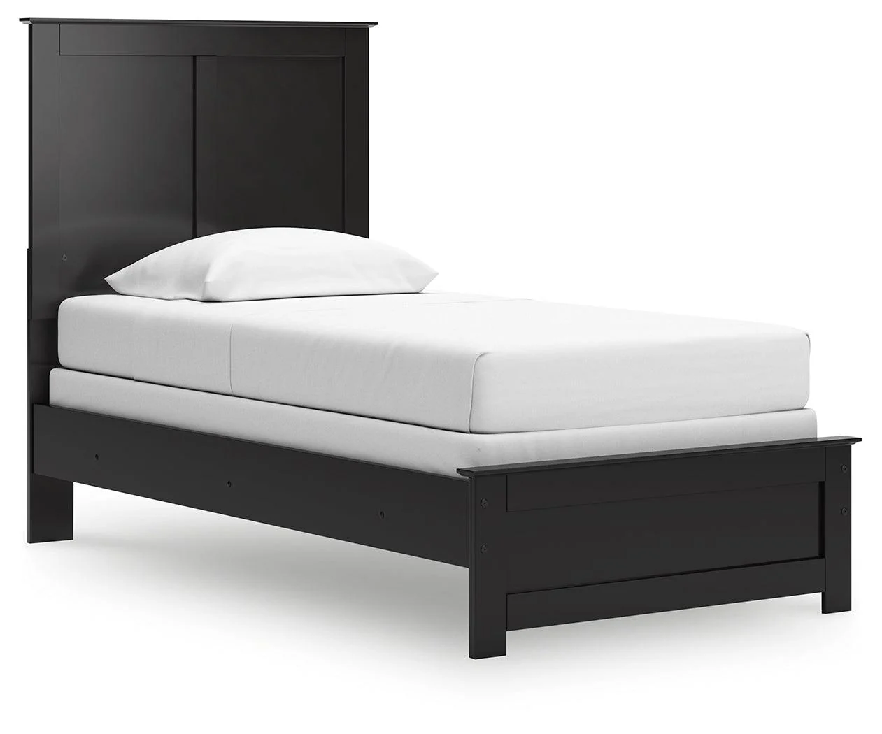Maribel Black Twin Panel Bed - Image 2