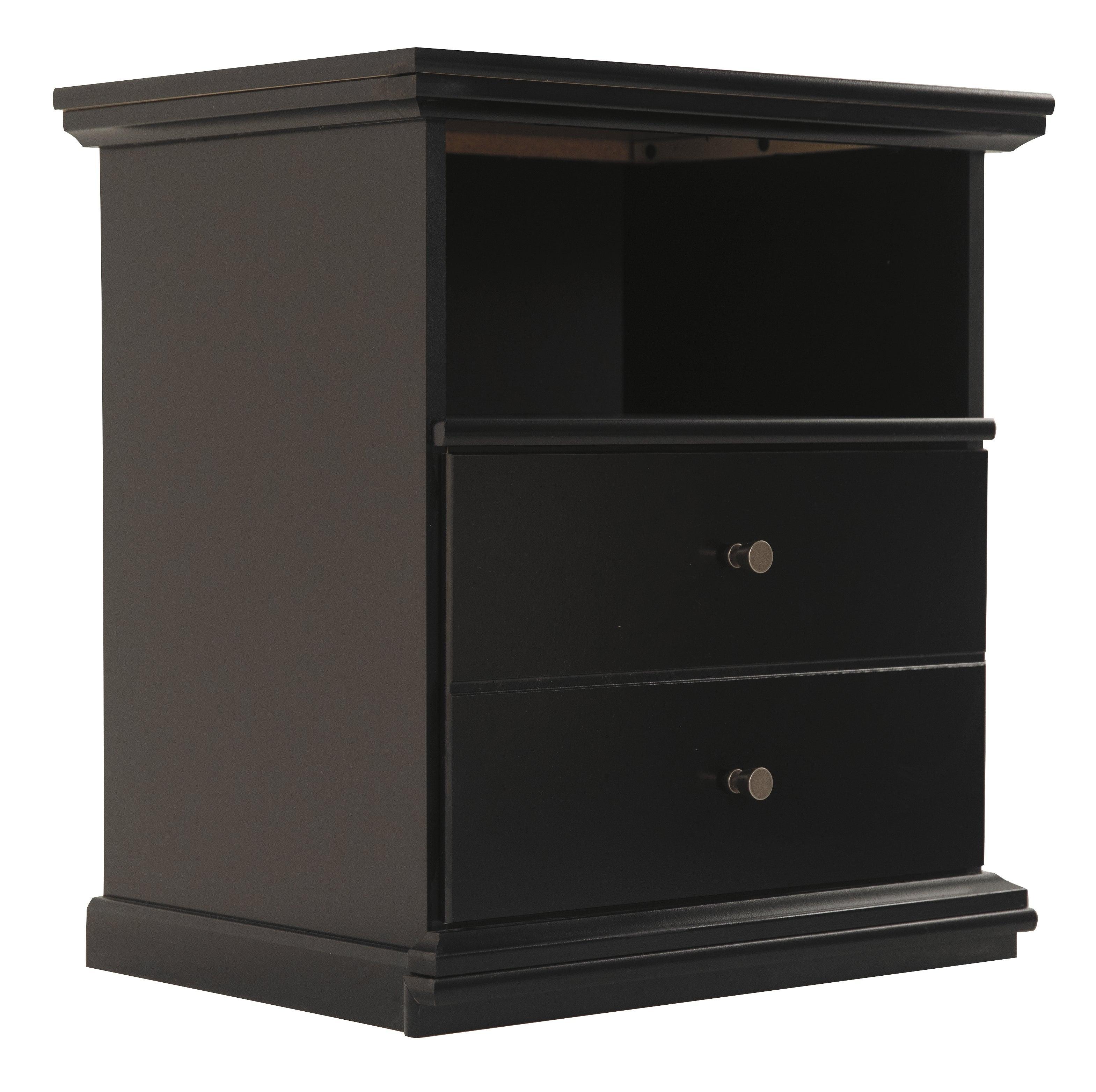 Maribel Black Nightstand - Image 2